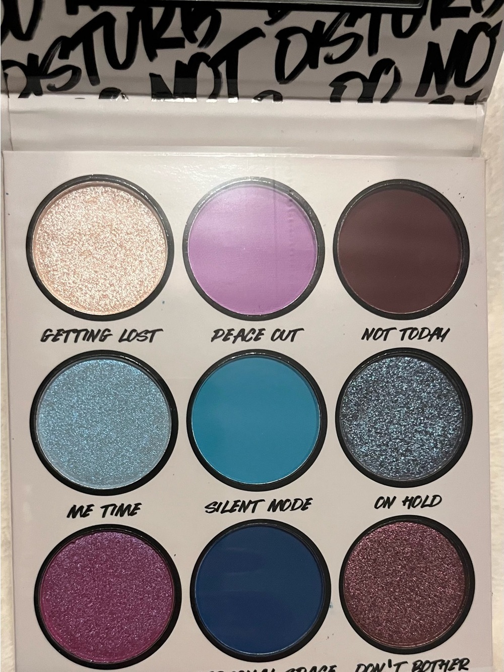 BH Cosmetics 9-Color Eyeshadow Palette - Lavender, Teal, Navy & Brown Tones